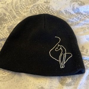 Baby phat black beanie Y2K
